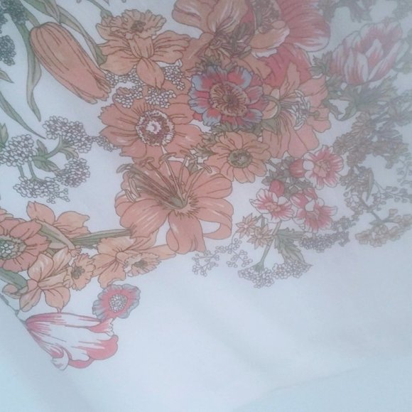 ZARA πΈFLORAL SKIRT-STYLE CULOTTES WIDE LEG PANTS - Picture 3 of 7